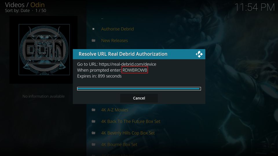 how to use odin kodi addon