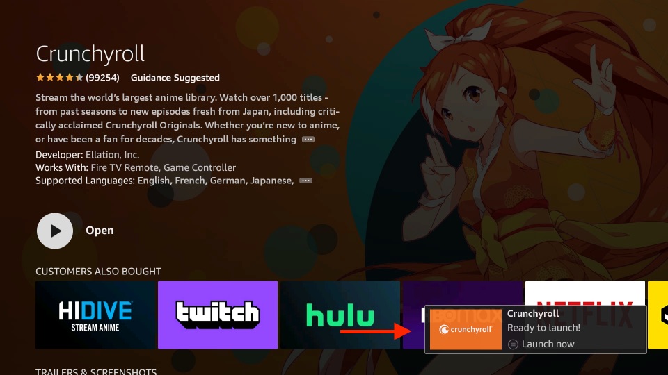crunchyroll app