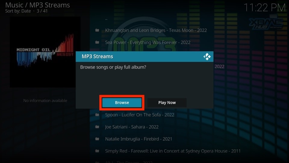 mp3 streams kodi