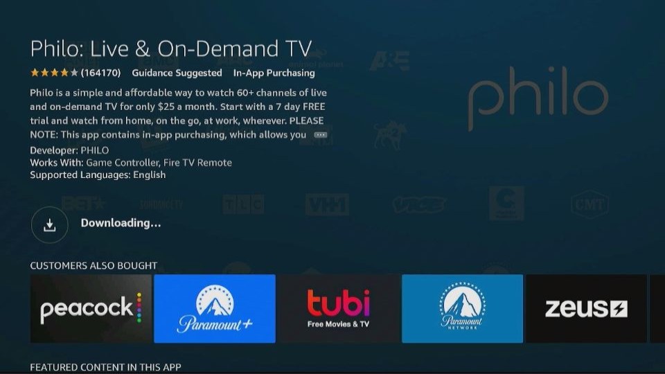 how to get philo tv on firestick