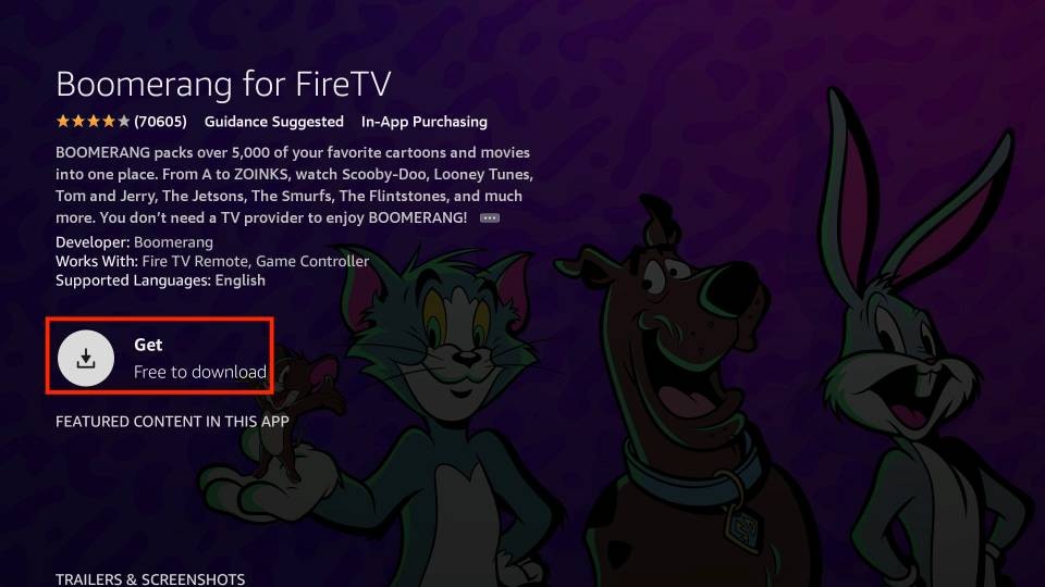 how to get boomerang on firestick