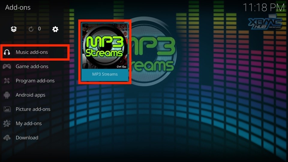 select mp3 streams