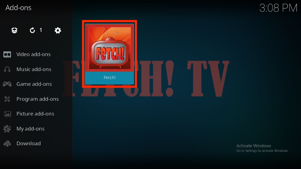 open fetch