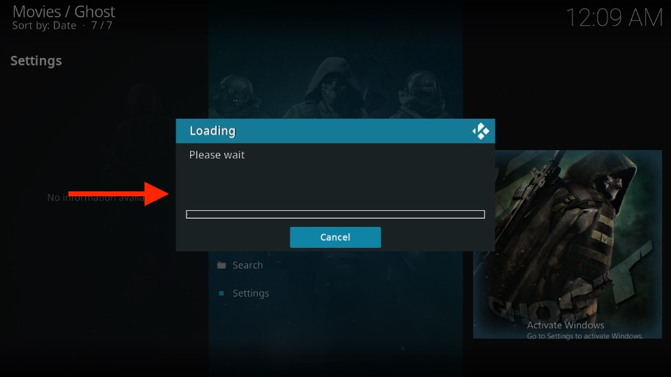 kodi addon ghost