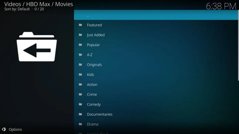 kodi hbo max addon