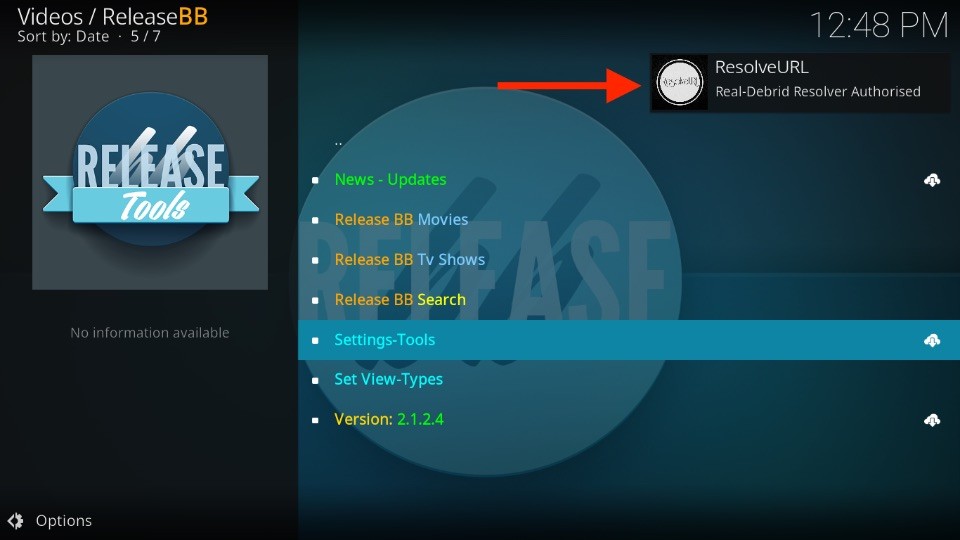 how to install releasebb kodi addon