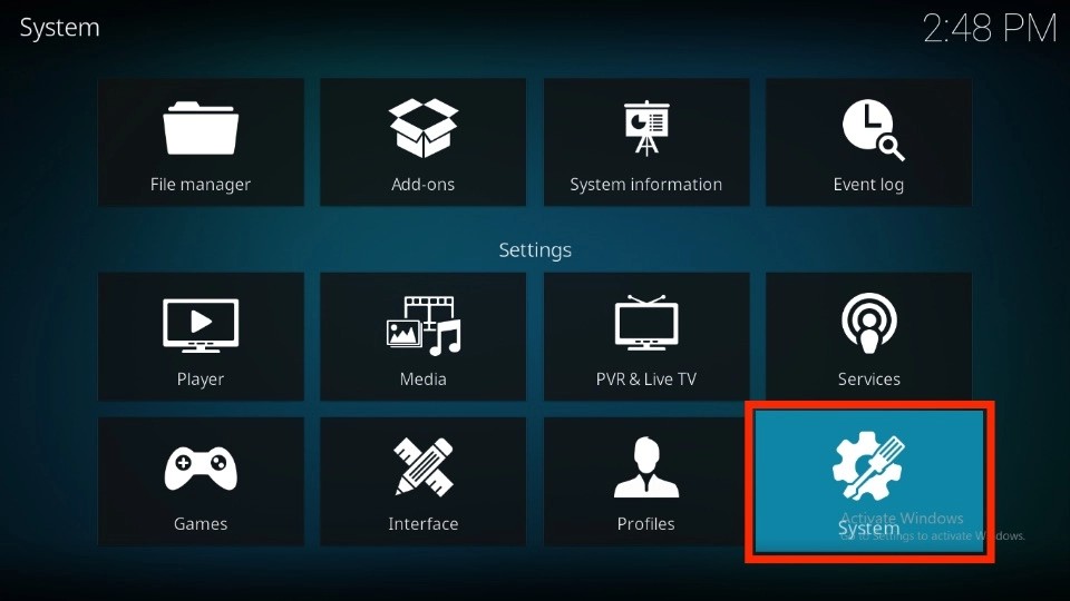 kodi System