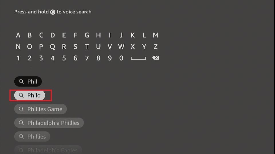 philo on firestick