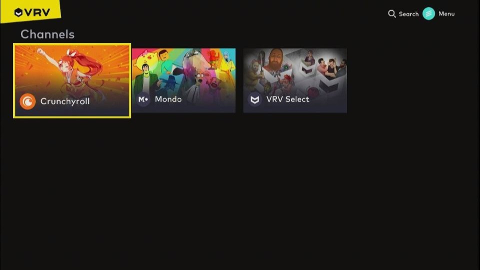 VRV channels