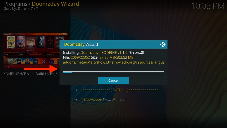 build installation