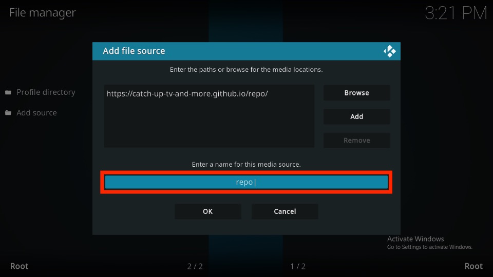 Select the repo