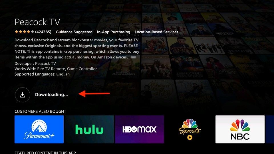 watch peacock on firestick