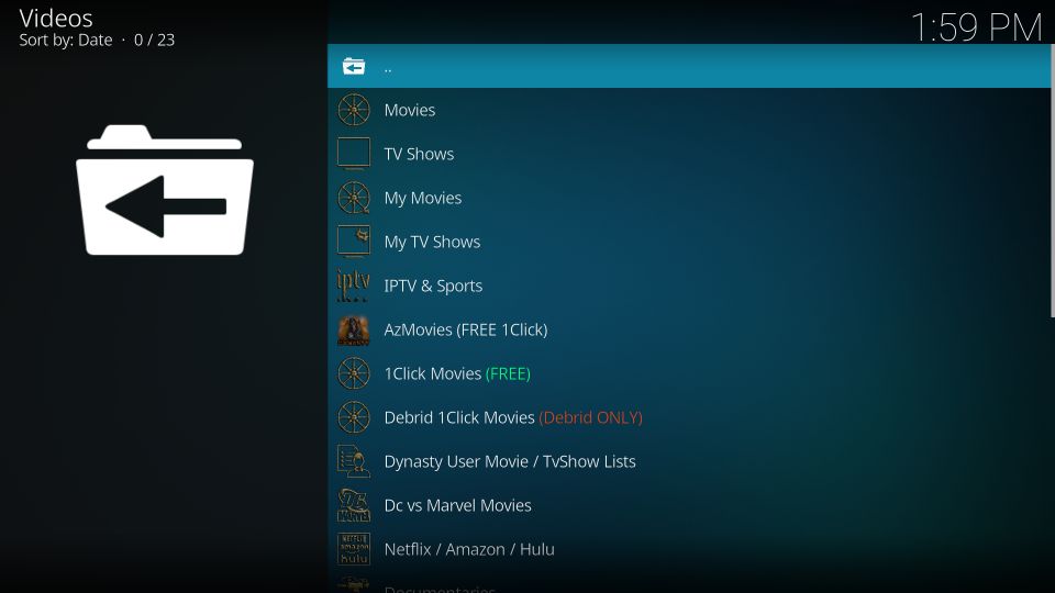 dynasty kodi addon