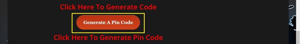 Click Generate A PIN Code