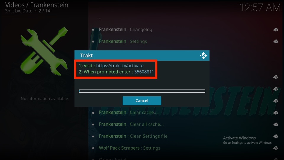 trakt authorization