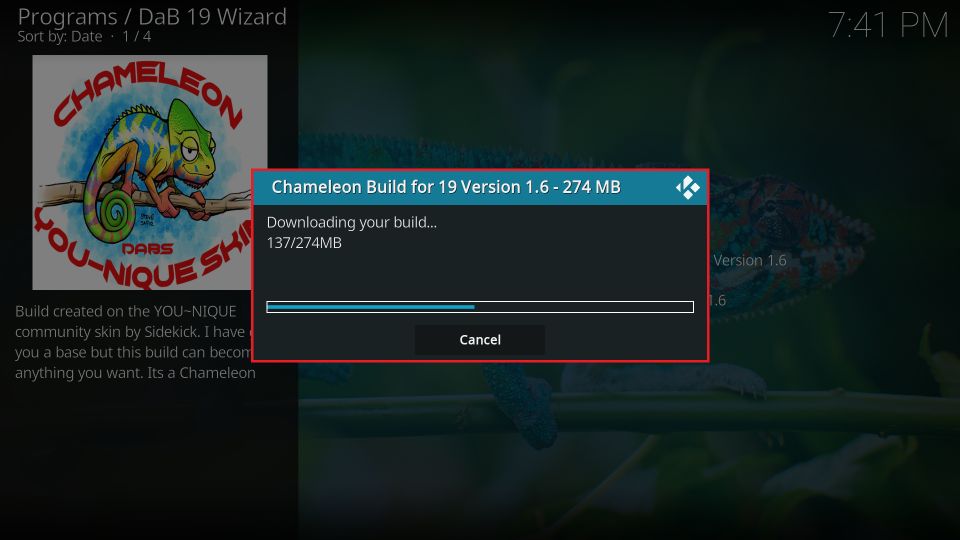 install dabutcher builds on kodi