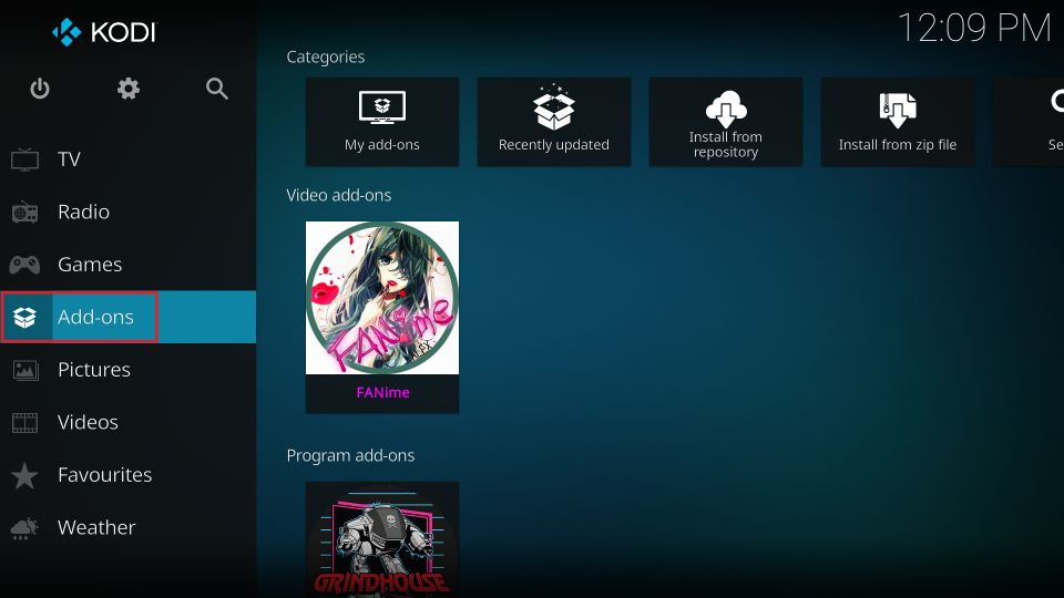 kodi addons