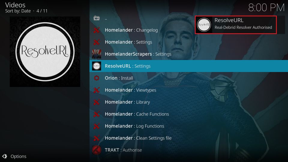 homelander kodi addon guide