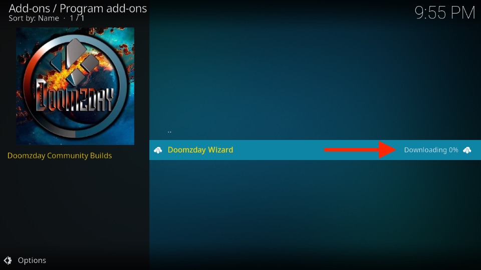 install the Doomzday Wizard