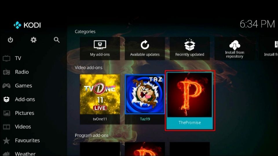 ThePromise Kodi addon