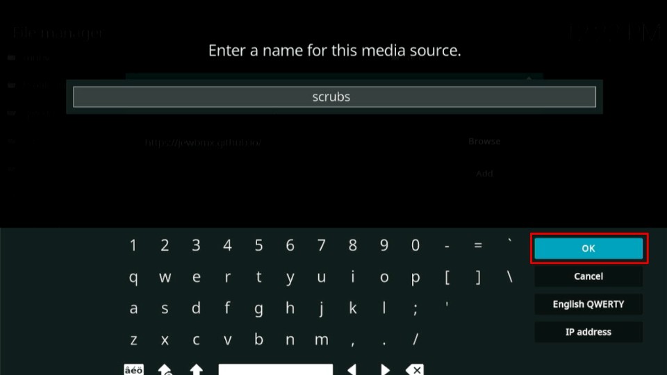 enter media source name