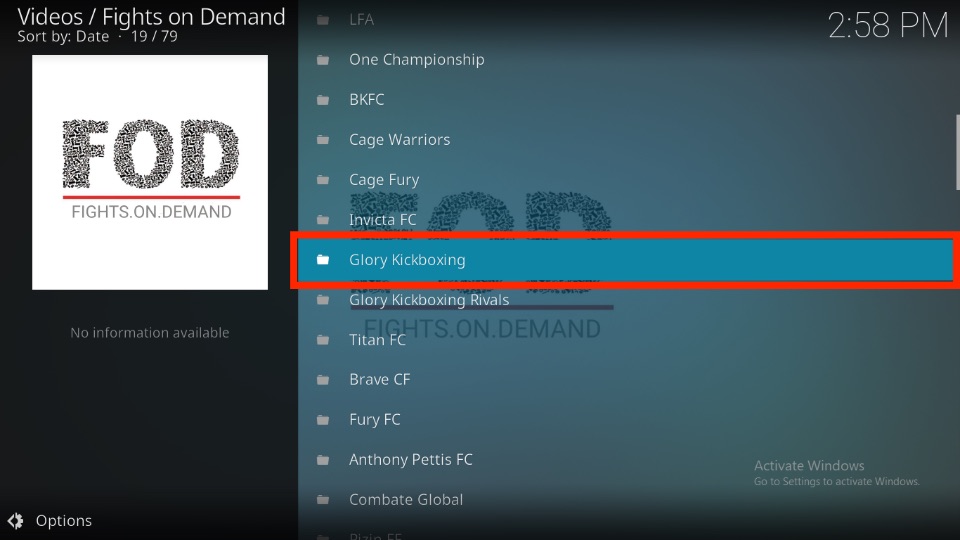 lets you watch the kickboxing action