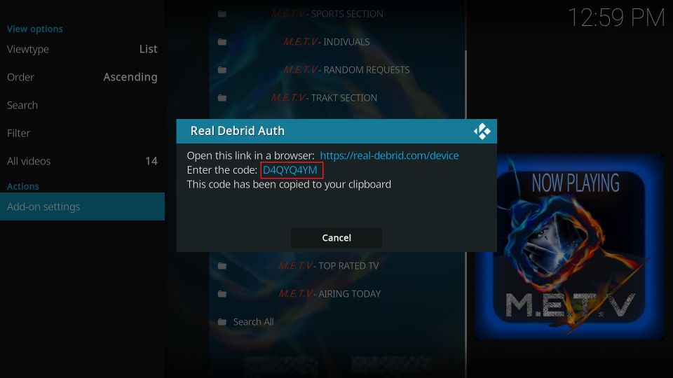 real debrid authorization code