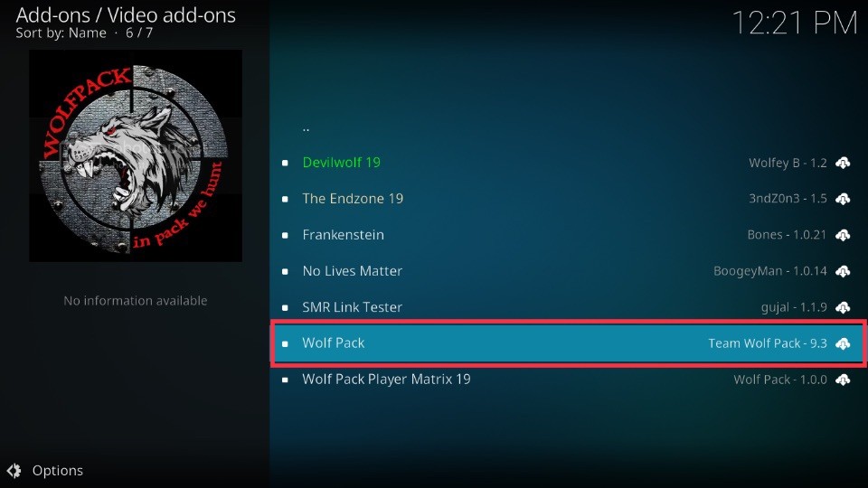 select Wolf Pack addon