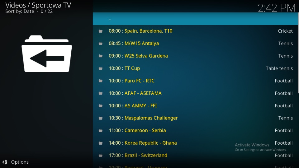 sports streams