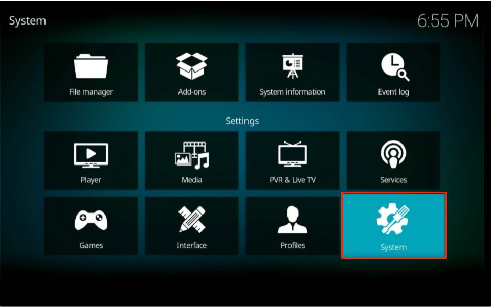 kodi system