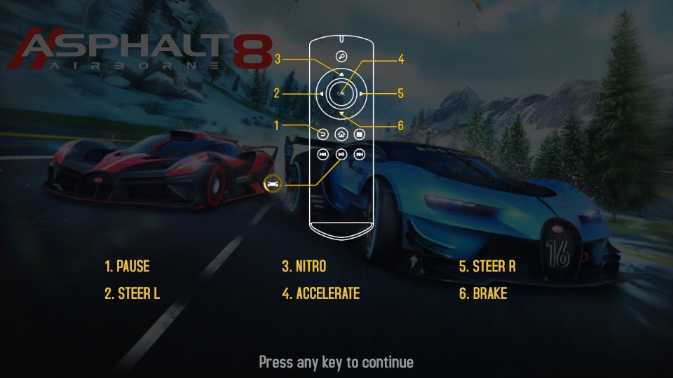 Asphalt 8 Button Maping