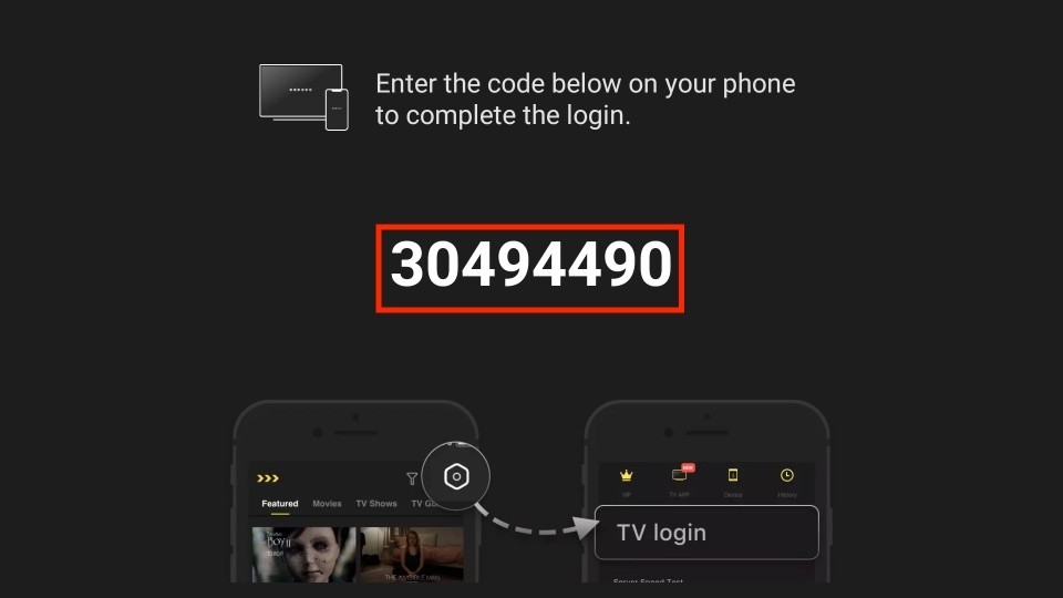 Copy the Code generated