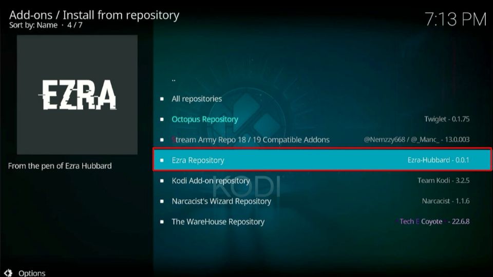 select Ezra Repository