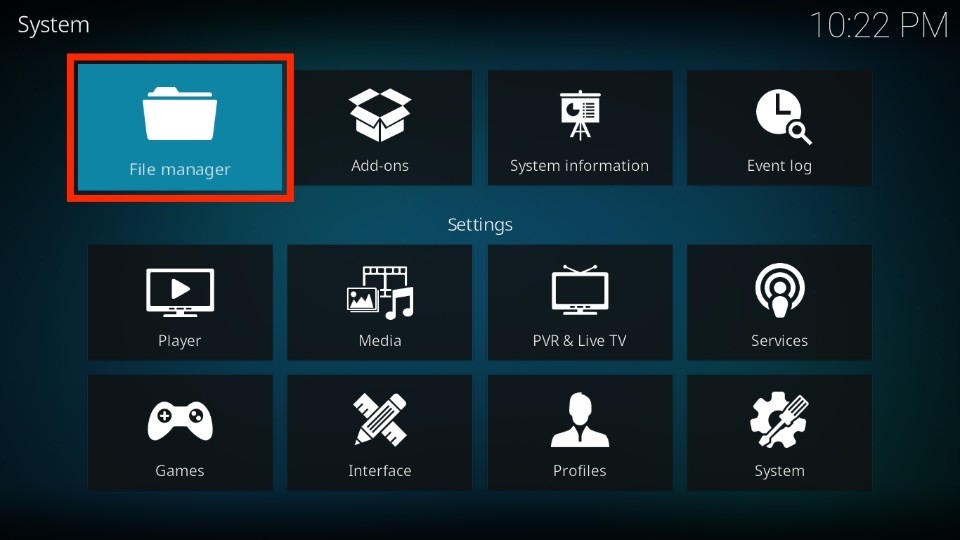 kodi file manager 