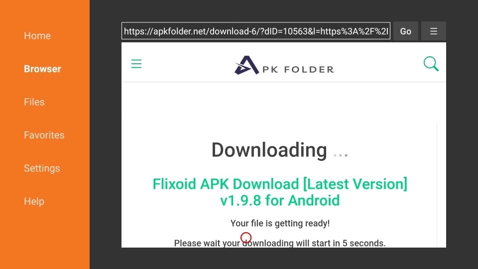 flixoid apk downloading