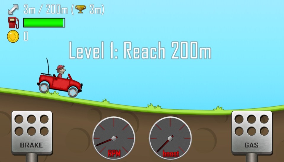 Welcome to Hill Climb Racing Level 1