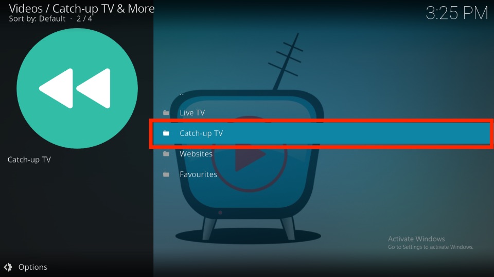Open Catch-up TV