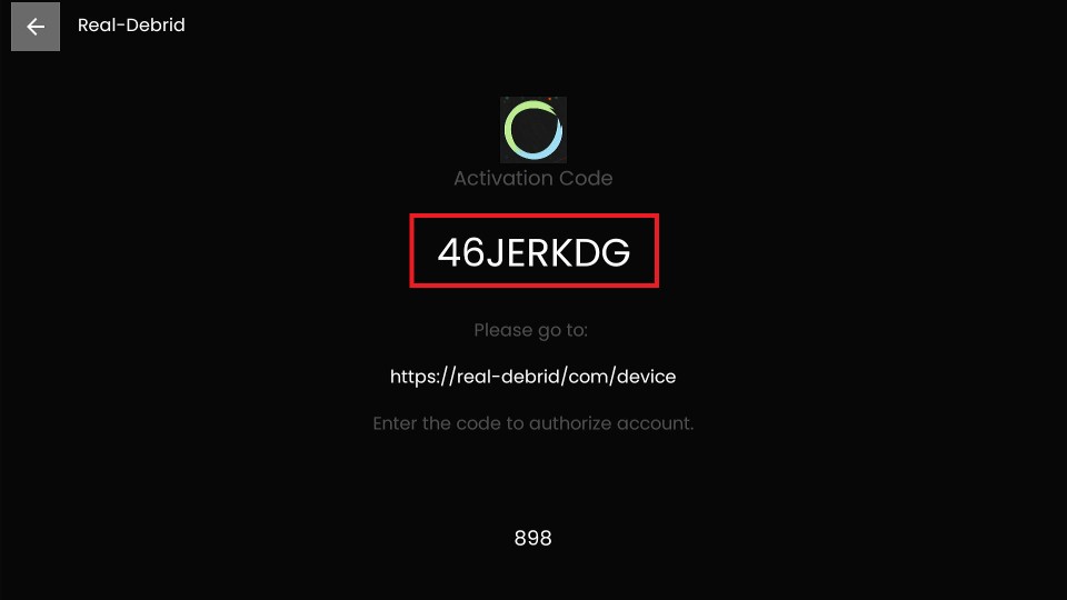 real debrid authorization code
