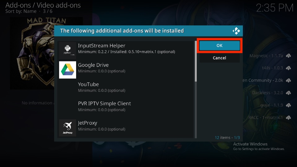 additional add-ons