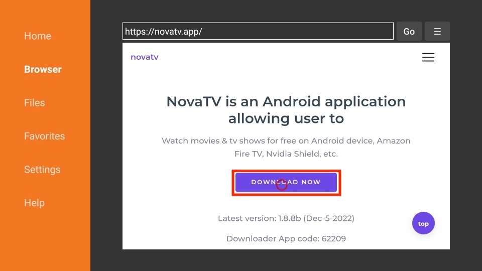 click on download Now option