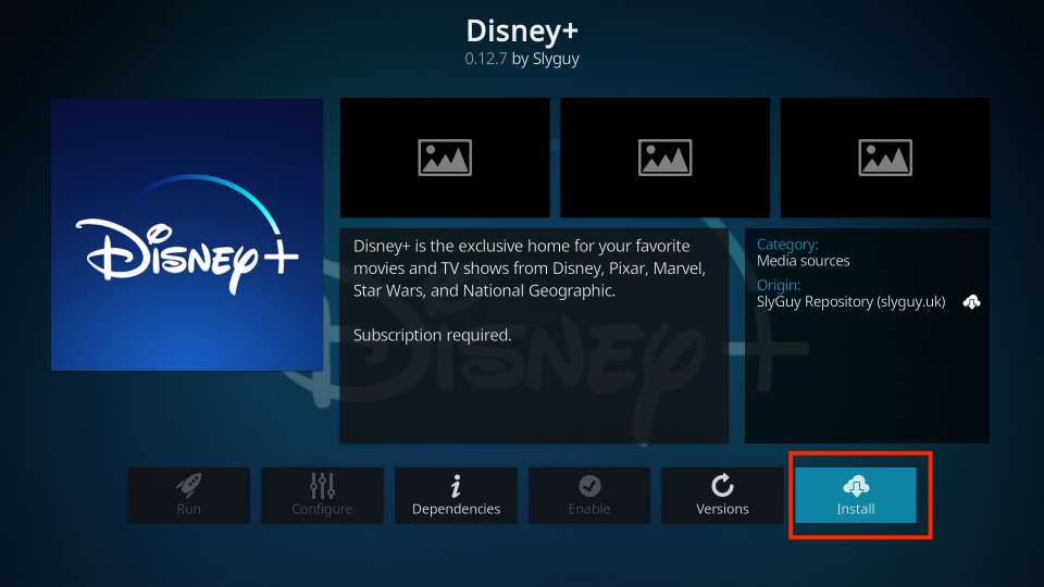 how to install disney plus kodi addon