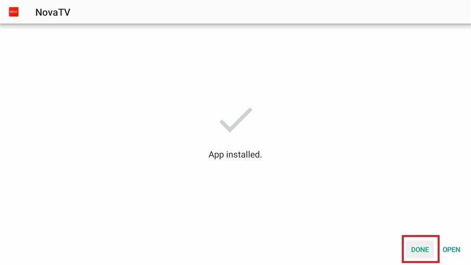 click on done button