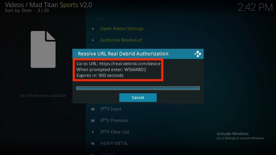 real debrid authorization