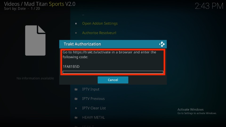 how to install mad titan sports kodi addon