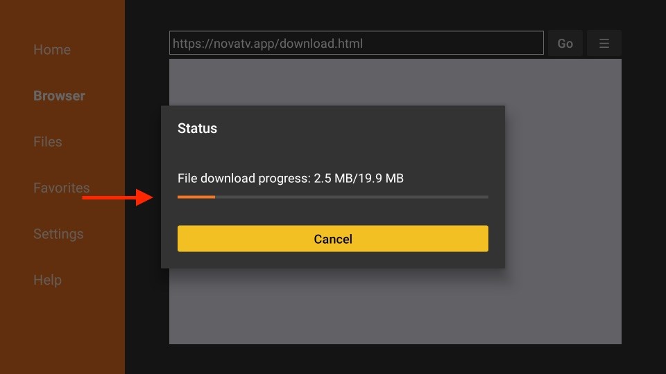 download nova tv apk files