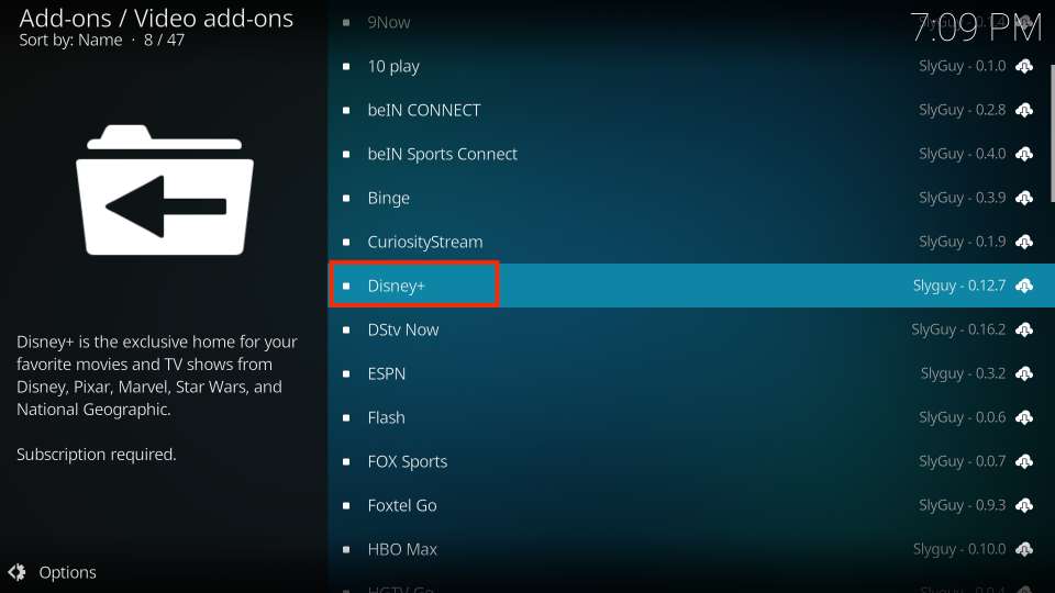 disney on kodi