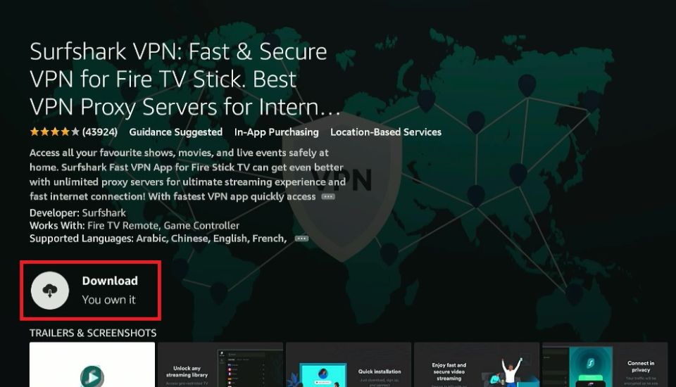 how to download surfshark on firestick