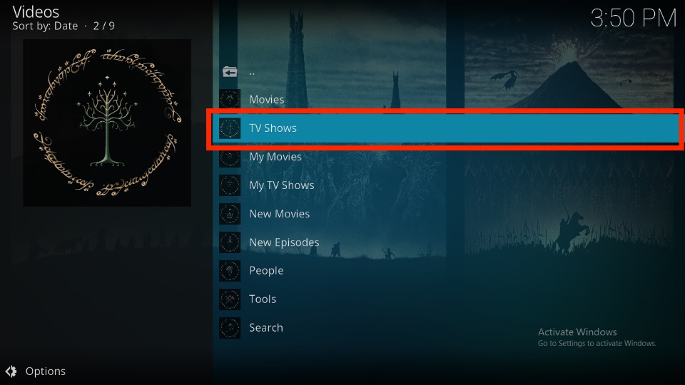 open TV Shows