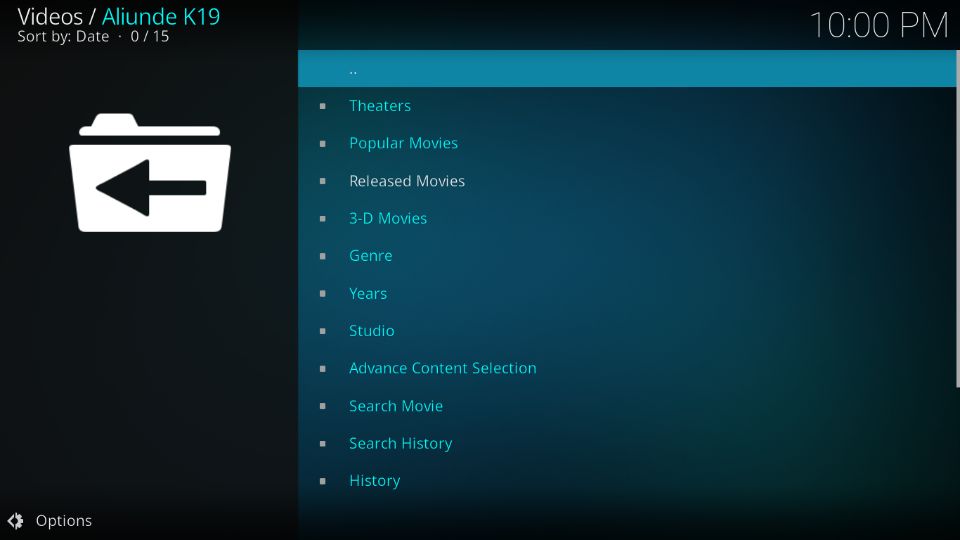 aliunde addon for kodi