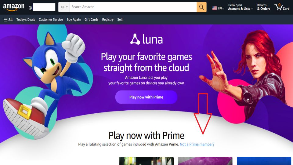 amazon luna games